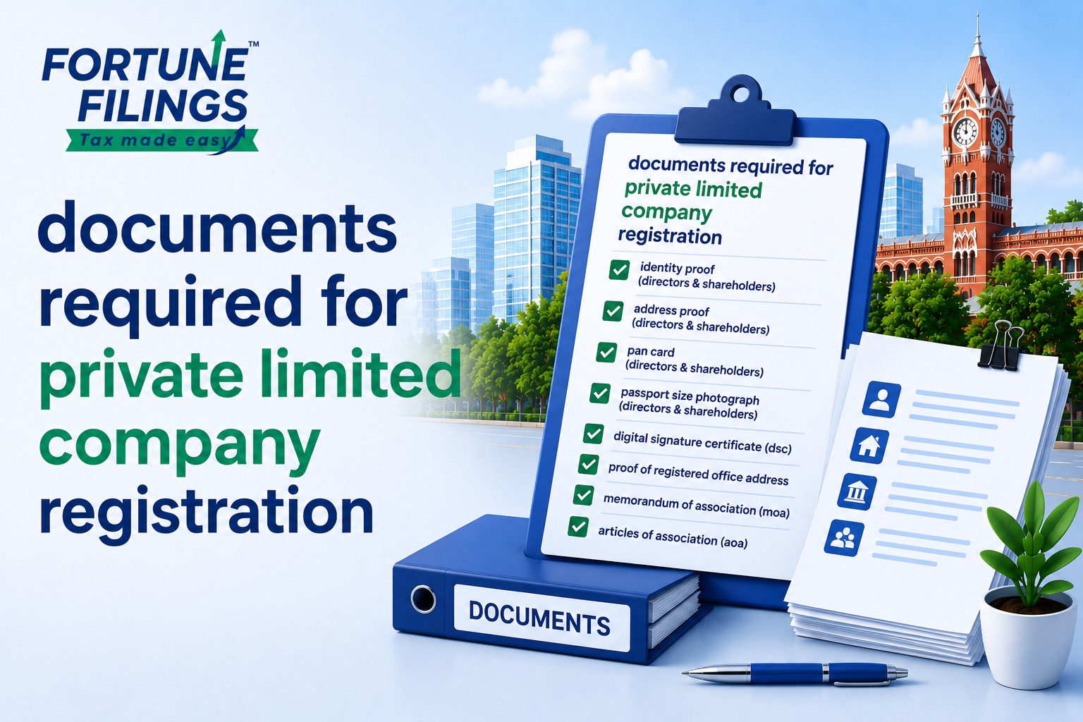 Documents Required for Private Limited Company Registration