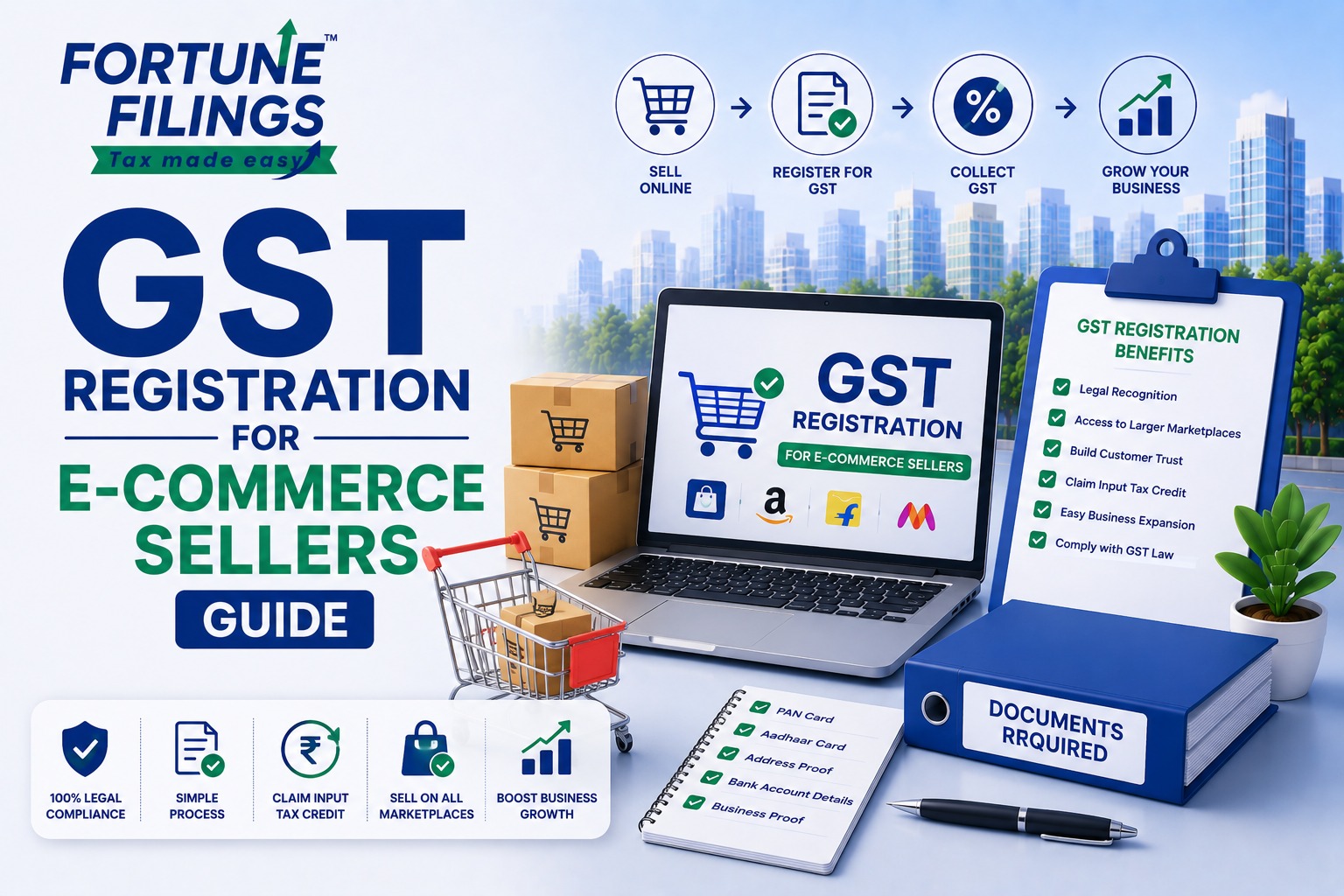 GST Registration for E-commerce Sellers 