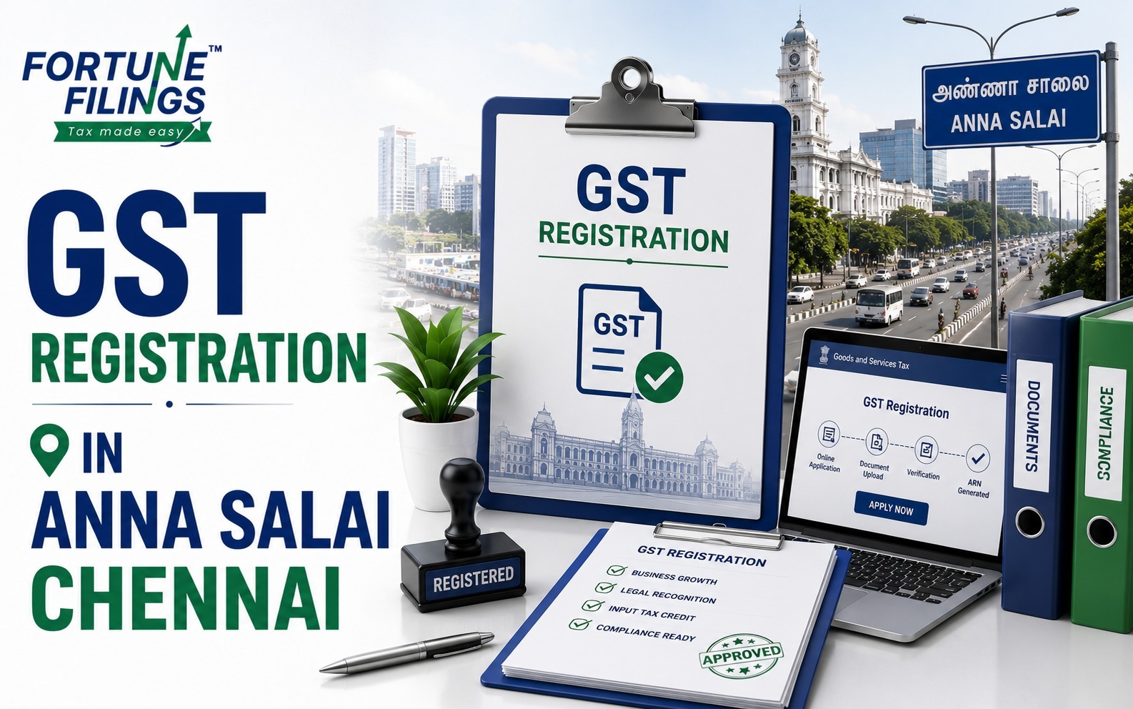 GST Registration in Anna Salai Chennai 