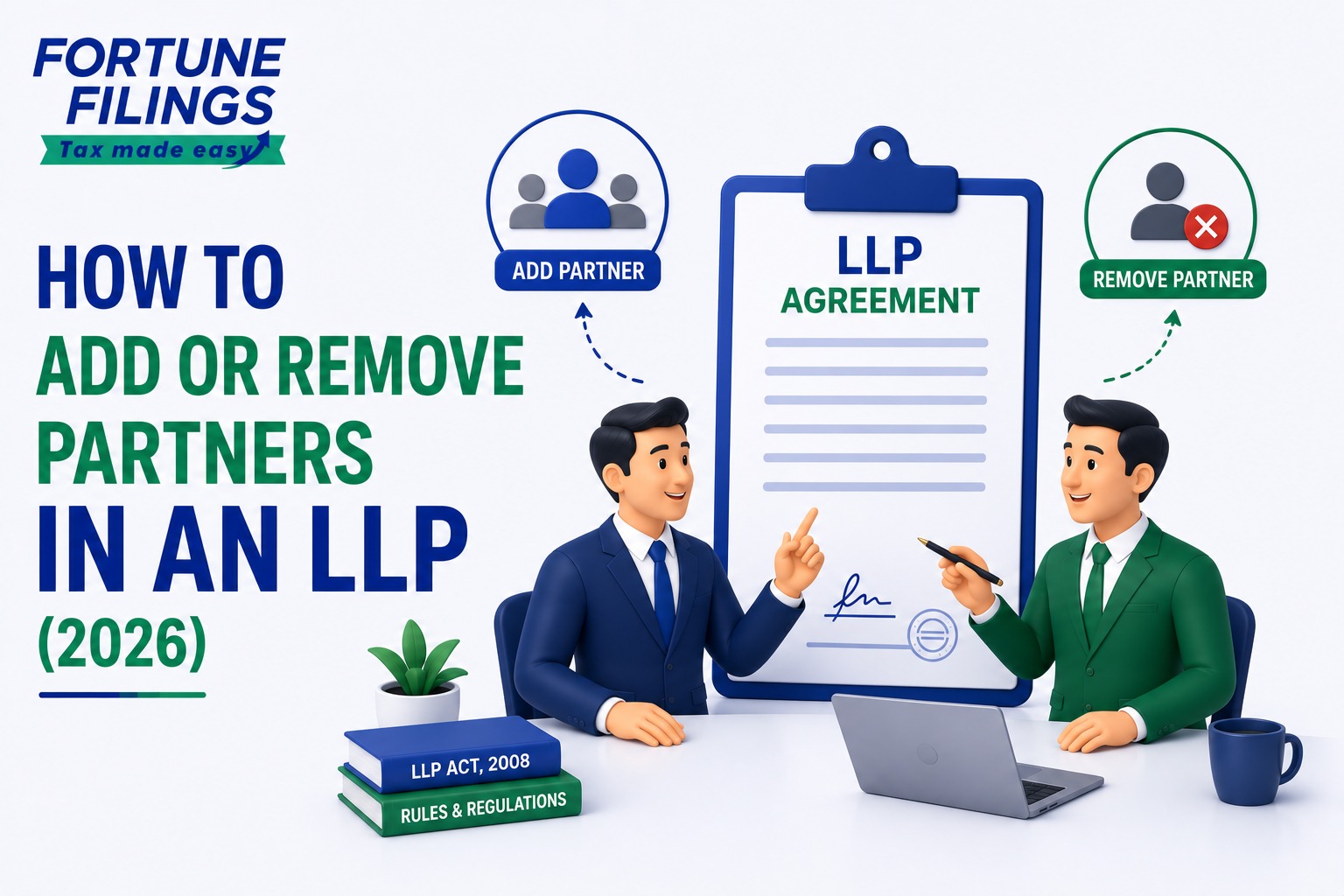 How to Add or Remove Partners in an LLP (2026)