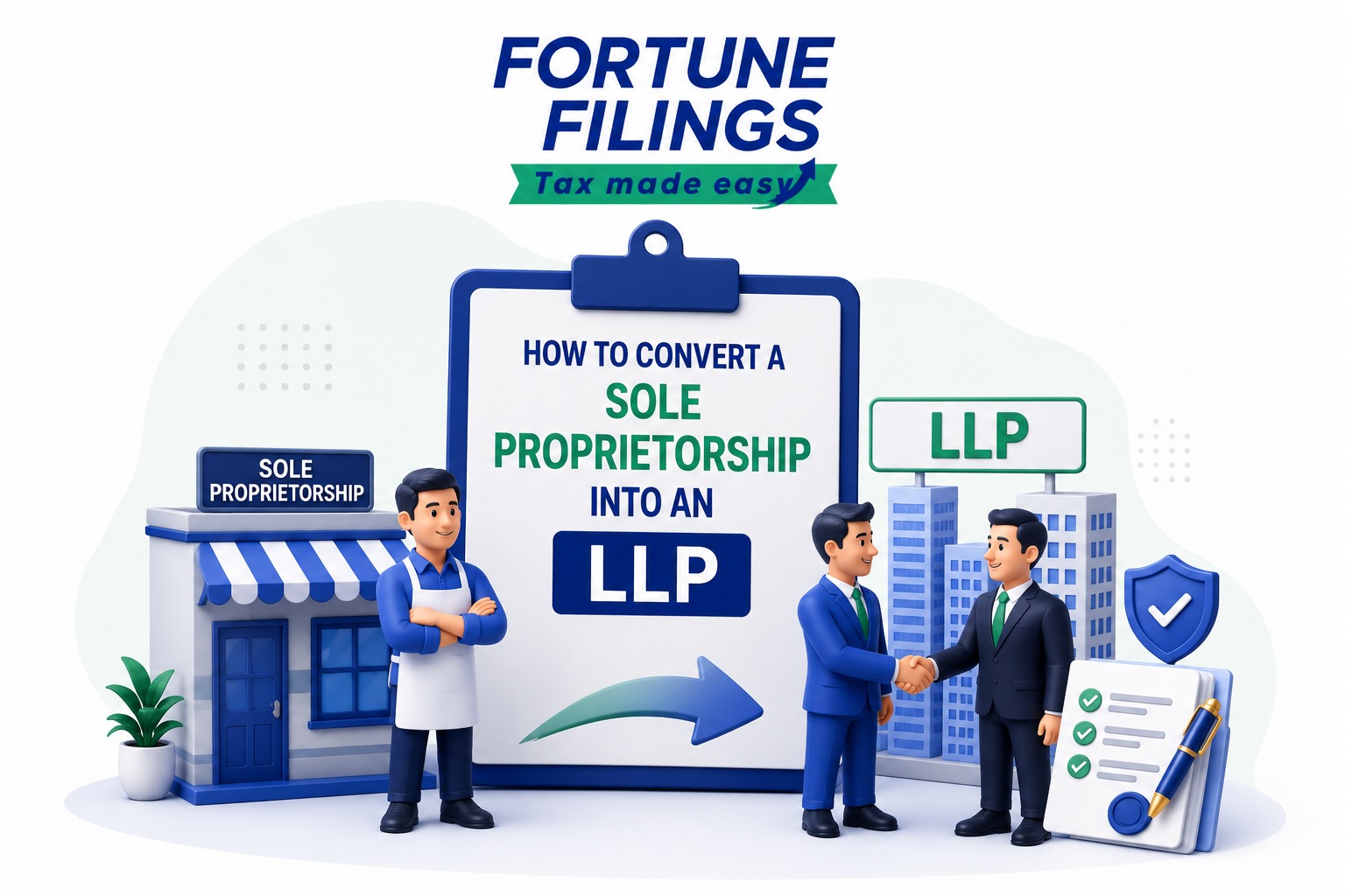 How to Convert a Sole Proprietorship into an LLP