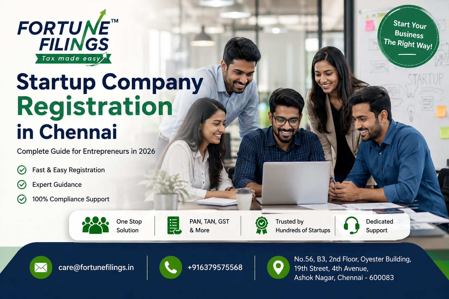 Startup Company Registration in Chennai: Complete Guide for Entrepreneurs in 2026