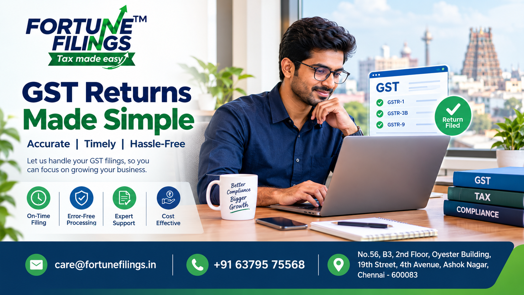 Stop Losing Money to GST Errors: GST Filing Services in Chennai Explained